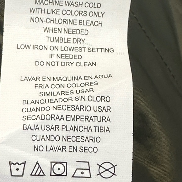 XOXO Floral Print Natalie Trouser Pants - Olive Green - size 8 - Picture 7 of 8